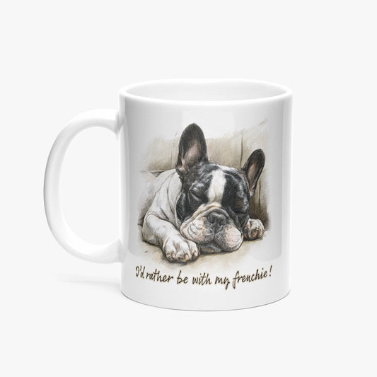 I'd Rather Be With My Frenchie – 325ml Ceramic Mug