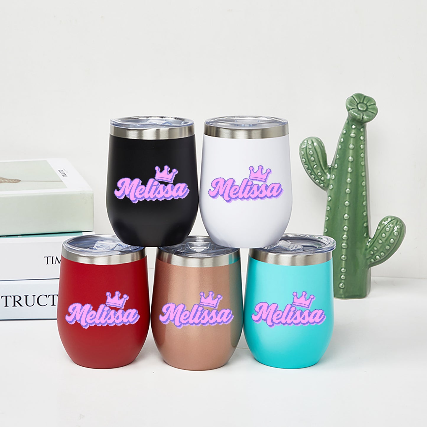Custom Name – 355ml Wine Tumbler