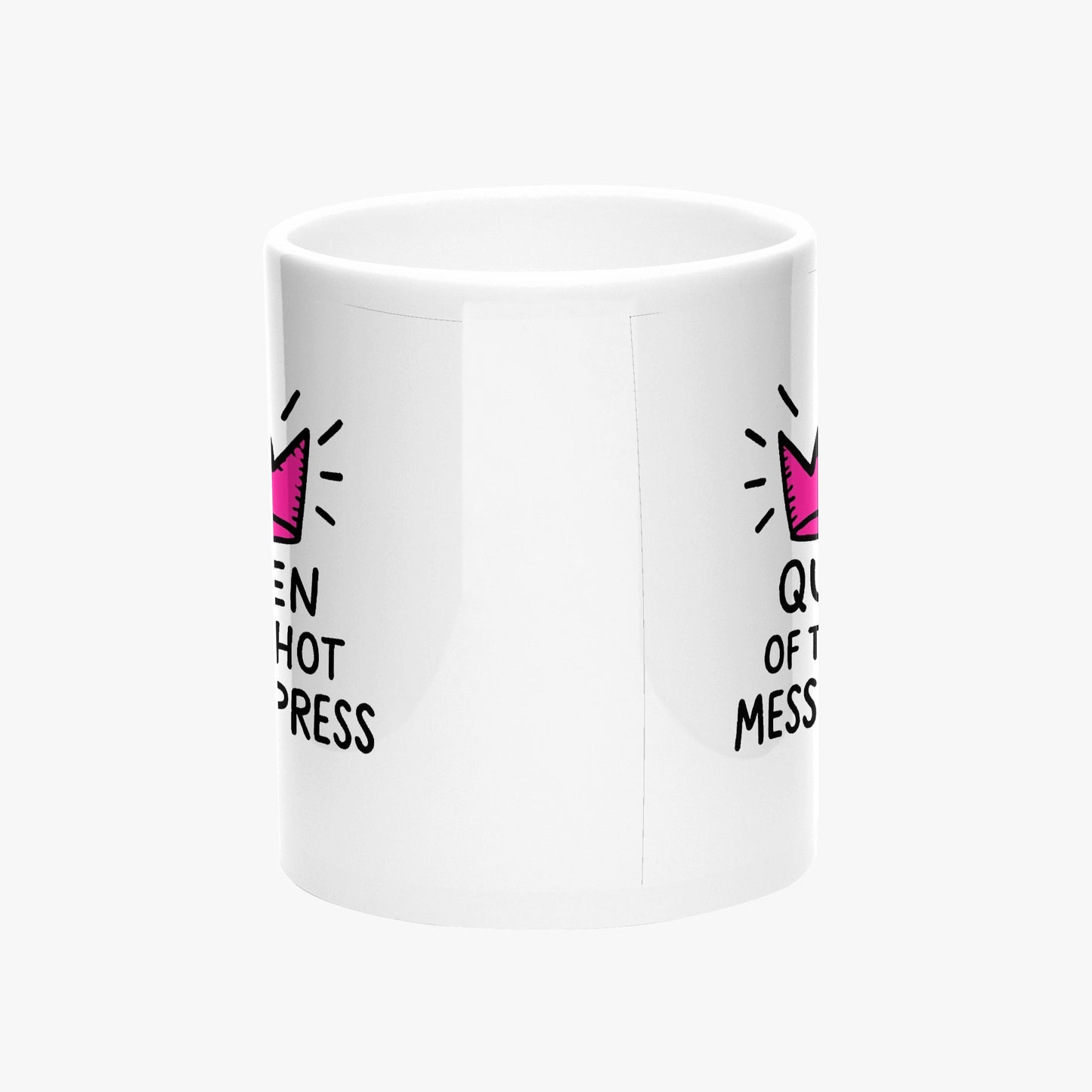 Funny hot mess express coffee mug in bold text – perfect sassy gift for women